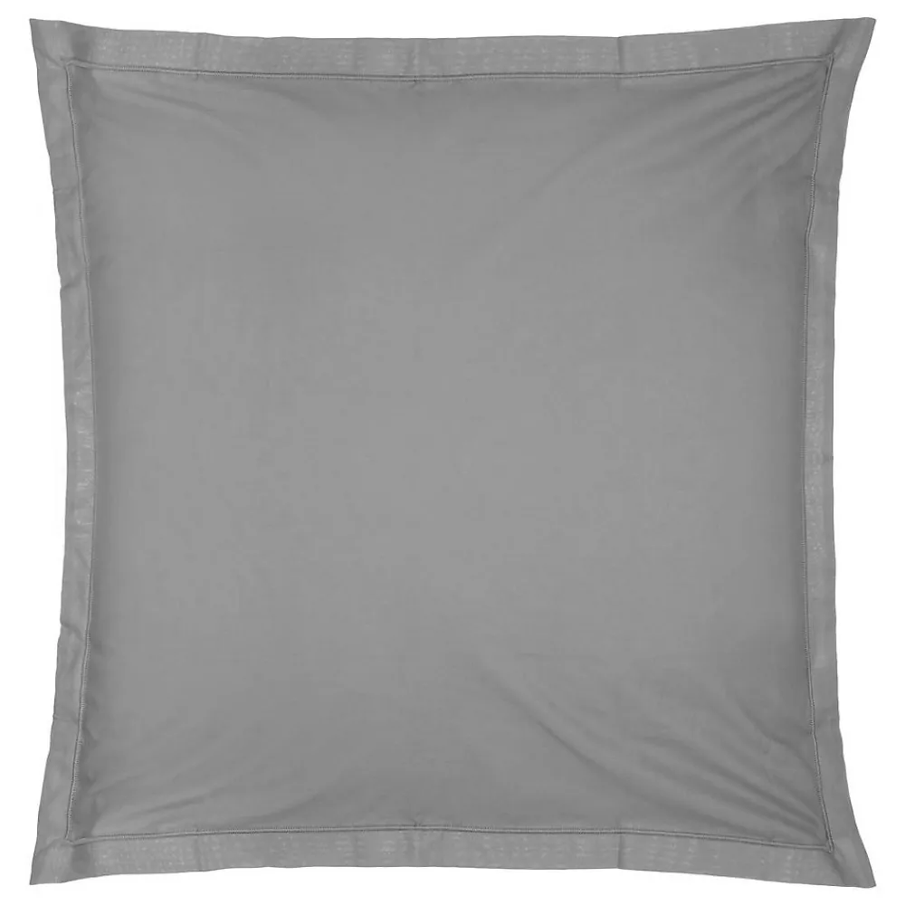 Taie d'oreiller en coton - gris 63x63 cm - Atmosphera>Atmosphera Créateur D'Intérieur