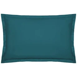 Taie d'oreiller en coton - bleu canard 50x70 cm - Atmosphera>Atmosphera Créateur D'Intérieur Best