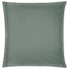 Taie d'oreiller en coton - vert céladon 63x63 cm - Atmosphera>Atmosphera Créateur D'Intérieur Clearance