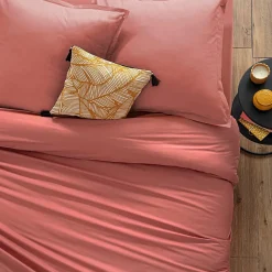 Taie d'oreiller en coton - rose blush 50x70 cm - Atmosphera>Atmosphera Créateur D'Intérieur New