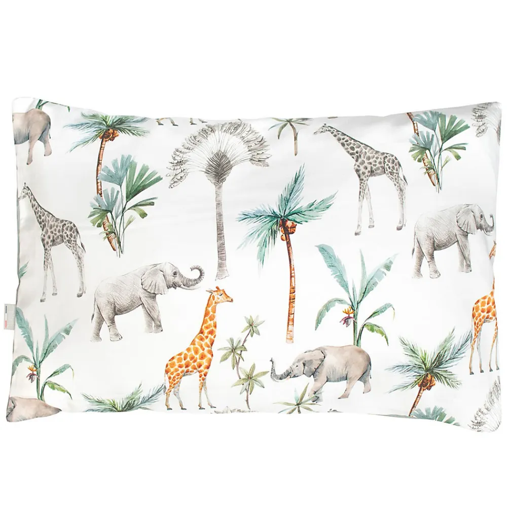Taie d'oreiller en coton réversible Safari>Sevira Kids Best