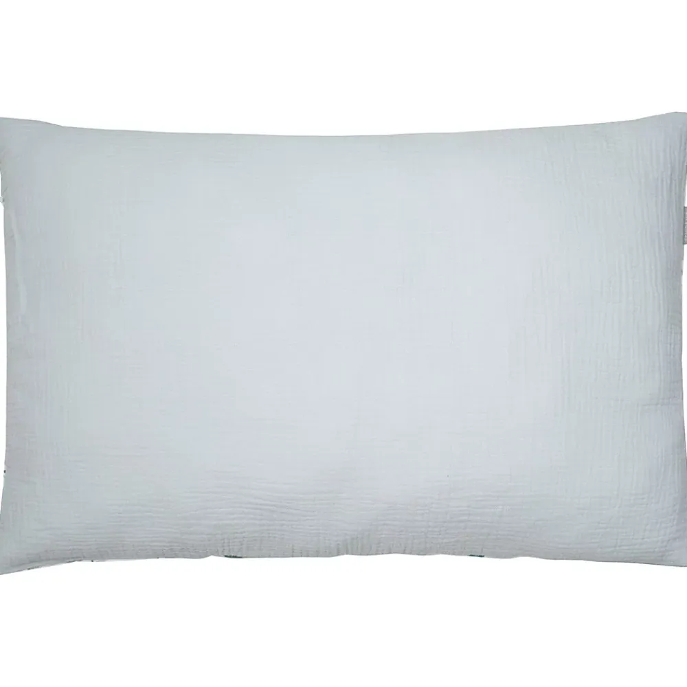 Sevira Kids Taie d'oreiller en coton réversible Eucalyptus* Taie D'Oreiller