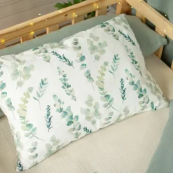 Sevira Kids Taie d'oreiller en coton réversible Eucalyptus* Taie D'Oreiller