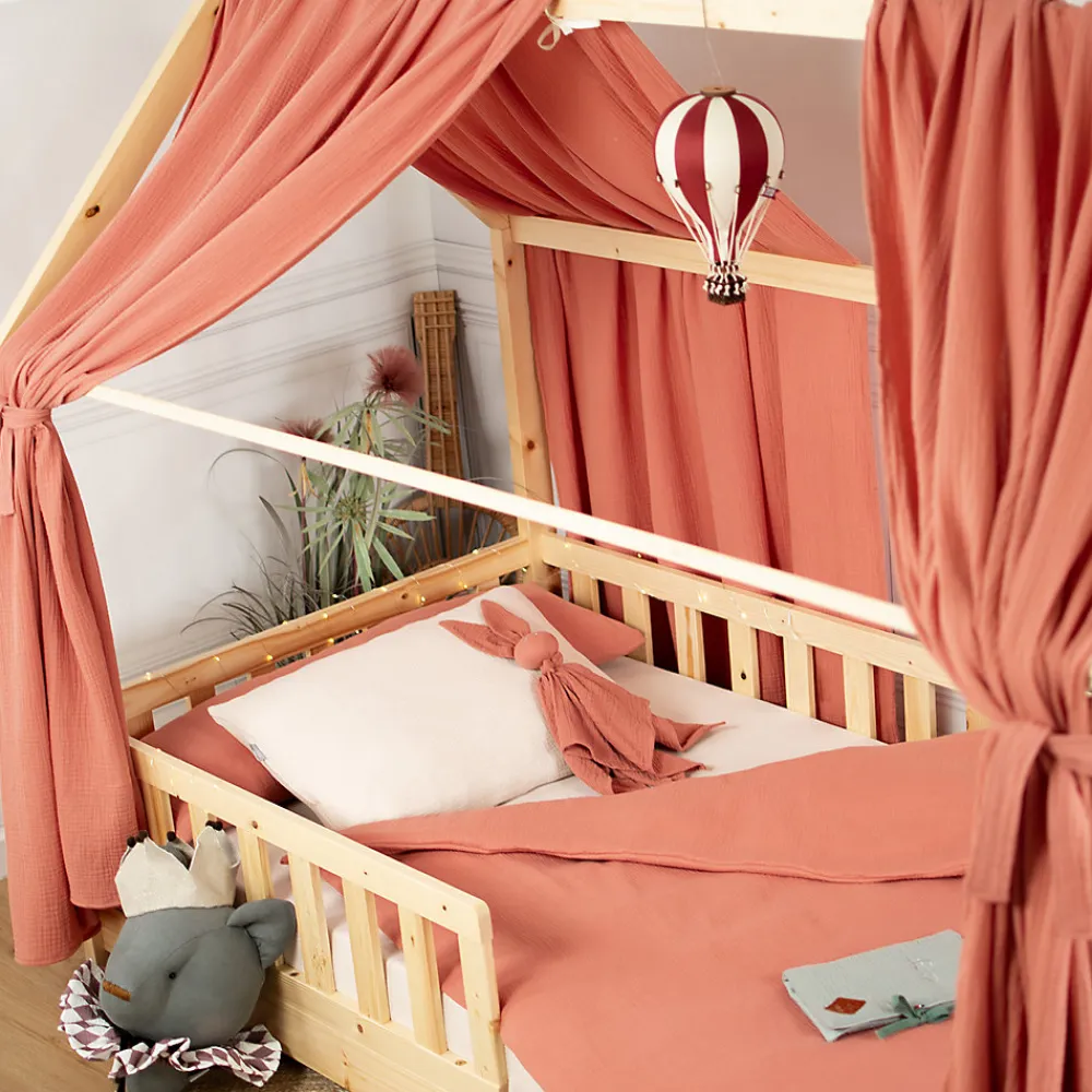 Taie d'oreiller en gaze de coton Jeanne>Sevira Kids Outlet