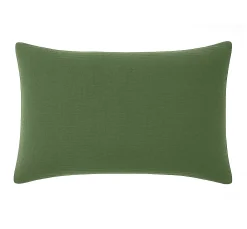 Eden Taie d'39oreiller en gaze de coton lave 50 x 70 cm Douce vert* Taie D'Oreiller