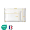 Inphysio Taie d'oreiller en satin pour oreiller extra plat s - 50x30x5,5 -* Taie D'Oreiller