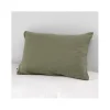 Taie d'oreiller "Gaïa" 60 x 60 cm & 50 x 70 cm "Gaze de Coton" - Gaïa Romarin - 50 x 70 cm>L'Effet Papillon Sale