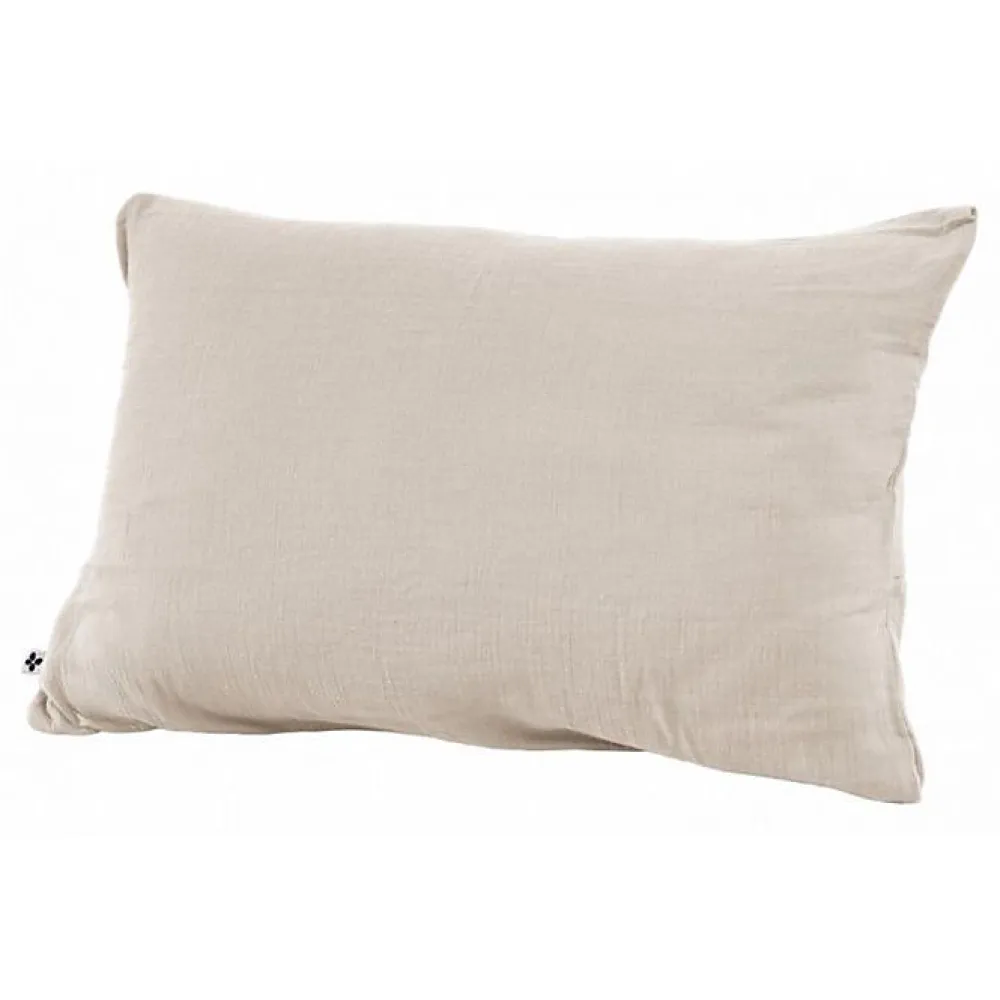 L'Effet Papillon Taie d'oreiller "Gaïa" 60 x 60 cm & 50 x 70 cm "Gaze de Coton" - Gaïa Pampa - 50 x 70 cm* Taie D'Oreiller