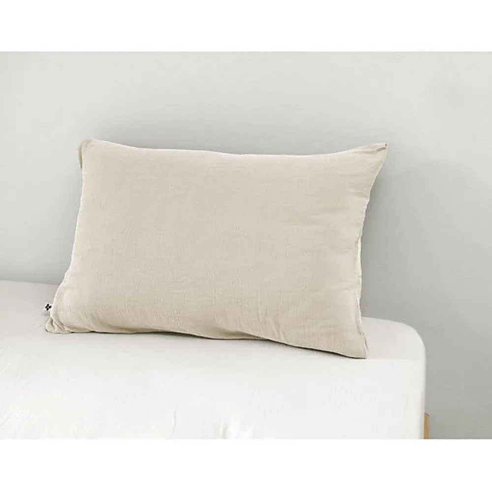 L'Effet Papillon Taie d'oreiller "Gaïa" 60 x 60 cm & 50 x 70 cm "Gaze de Coton" - Gaïa Pampa - 50 x 70 cm* Taie D'Oreiller