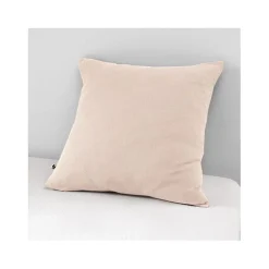 Taie d'oreiller "Gaïa" 60 x 60 cm & 50 x 70 cm "Gaze de Coton" - Gaïa Guimauve - 60 x 60 cm>L'Effet Papillon Discount
