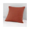 L'Effet Papillon Taie d'oreiller "Gaïa" 60 x 60 cm & 50 x 70 cm "Gaze de Coton" - Gaïa Terracotta - 60 x 60 cm* Taie D'Oreiller