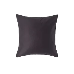 Taie d'oreiller gris foncé en satin de coton égyptien 1000 fils, 40x40 cm ->Homescapes Hot
