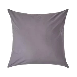 Taie d'oreiller gris foncé 100% coton égyptien 200 fils, 80x80 cm ->Homescapes New