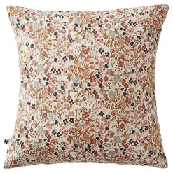 Taie d'oreiller imprimée "Capucine" 60 x 60 cm & 50 x 70 cm "Gaze de Coton" - Capucine Pampa - 60 x 60 cm>L'Effet Papillon Online