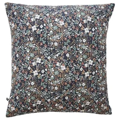Taie d'oreiller imprimée "Capucine" 60 x 60 cm & 50 x 70 cm "Gaze de Coton" - Capucine Minuit - 60 x 60 cm>L'Effet Papillon Hot