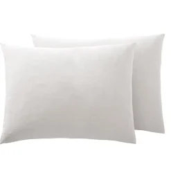 Taie d'oreiller "Noah" 50 x 70 cm "Gaze de Coton" - Noah Neige>Coton Pur Outlet