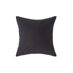 Taie d'oreiller noir 100% coton égyptien 200 fils, 40x40 cm ->Homescapes Sale