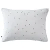 Taie d'oreiller Pois Doré Déco "Gaïa Chic" 60 x 60 cm & 50 x 70 cm "Gaze de Coton" - Gaïa Chic Chantilly - 50 x 70 cm>L'Effet Papillon Outlet