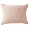 Taie d'oreiller Pois Doré Déco "Gaïa Chic" 60 x 60 cm & 50 x 70 cm "Gaze de Coton" - Gaïa Chic Guimauve - 50 x 70 cm>L'Effet Papillon Sale