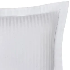 Coton Pur Taie d'oreiller "Prestige" 100% Satin de coton Peigné avec fines rayures / 120 fils /cm² - - Taie d'oreiller 50 x 70 cm* Taie D'Oreiller