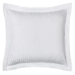 Taie d'oreiller "Prestige" 100% Satin de coton Peigné avec fines rayures / 120 fils /cm² - - Taie d'oreiller 65 x 65 cm>Coton Pur Discount