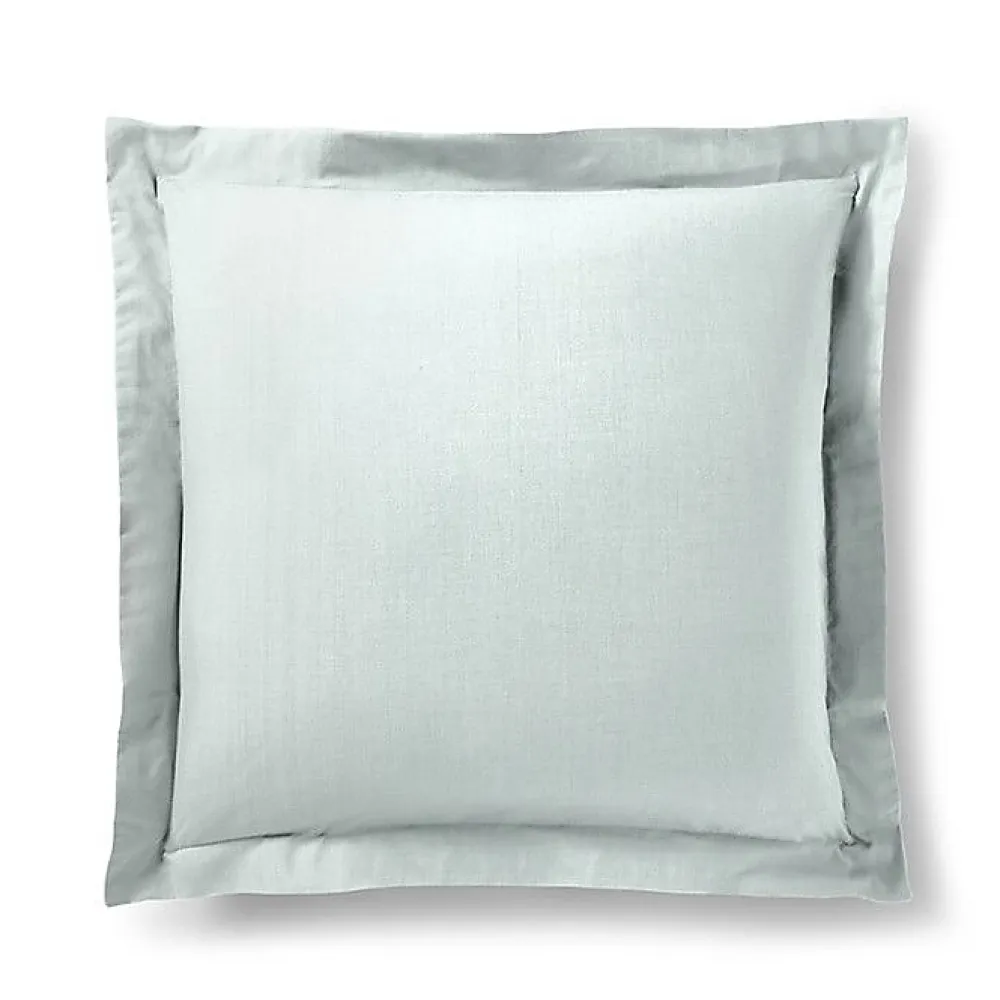 Coton Pur Taie d'oreiller "Prémium" toutes dimensions - Prémium Menthe - 63 x 63 cm volant plat piqué* Taie D'Oreiller