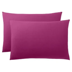 Coton Pur Taie d'oreiller "Prémium" toutes dimensions - Prémium Magenta - 50 x 70 cm* Taie D'Oreiller