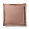 Taie d'oreiller "Prémium" toutes dimensions - Prémium Vieux Rose - 63 x 63 cm volant plat piqué>Coton Pur Hot