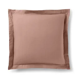 Taie d'oreiller "Prémium" toutes dimensions - Prémium Vieux Rose - 63 x 63 cm volant plat piqué>Coton Pur Hot