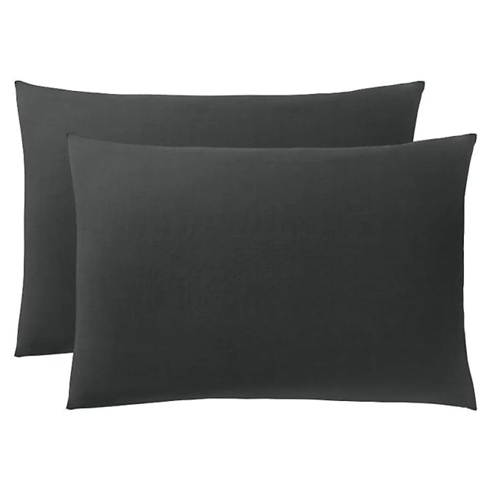 Coton Pur Taie d'oreiller "Prémium" toutes dimensions - Prémium Truffe - 50 x 70 cm* Taie D'Oreiller