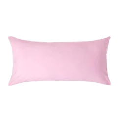 Taie d'oreiller rose 100% coton égyptien 200 fils, 40x80 cm ->Homescapes Outlet