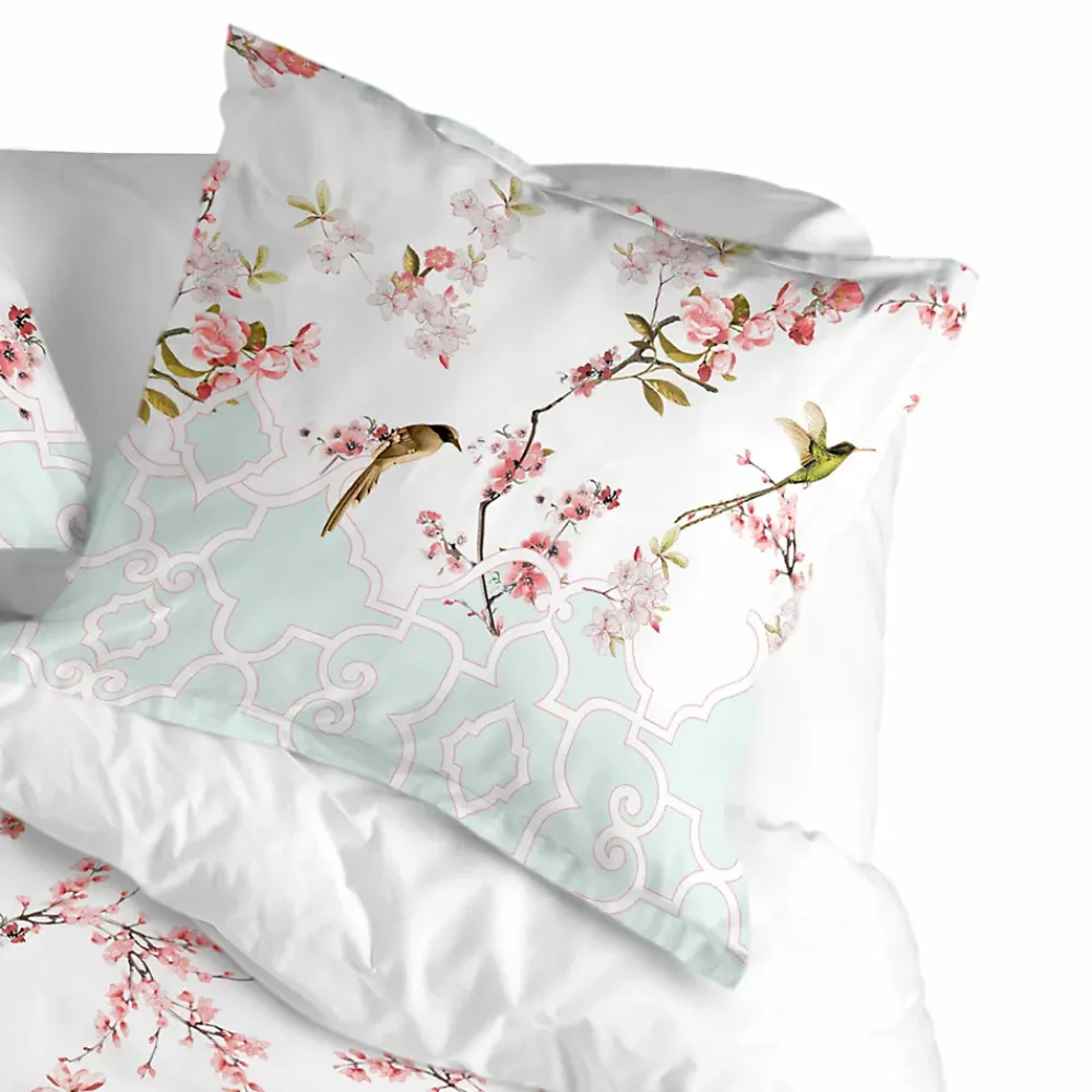Happyfriday Taie d'oreiller Sakura 100% Coton* Taie D'Oreiller
