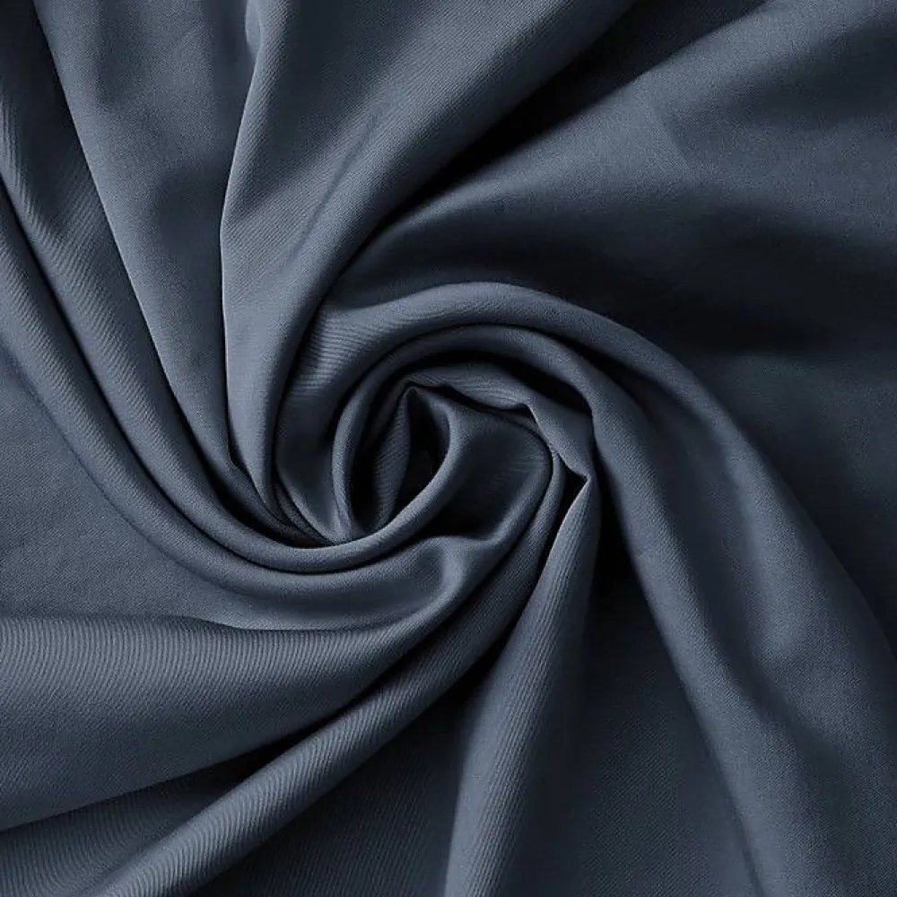 Taie d'oreiller "Salomé" Viscose de bambou 120 fils/cm² - Salomé Minuit - 50 x 70 cm volant plat piqué>L'Effet Papillon Clearance