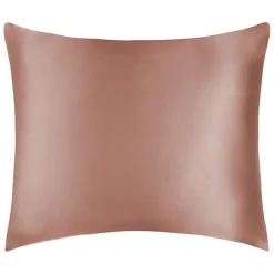 Taie d'oreiller "Silk" Soie de mûrier - Silk Rose - 65 x 65 cm>Coton Pur Outlet