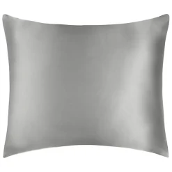 Taie d'oreiller "Silk" Soie de mûrier - Silk Silver - 65 x 65 cm>Coton Pur Best