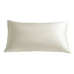 Taie d'oreiller "Silk" Soie de mûrier - Silk Ivoire - 50 x 70 cm>Coton Pur Best