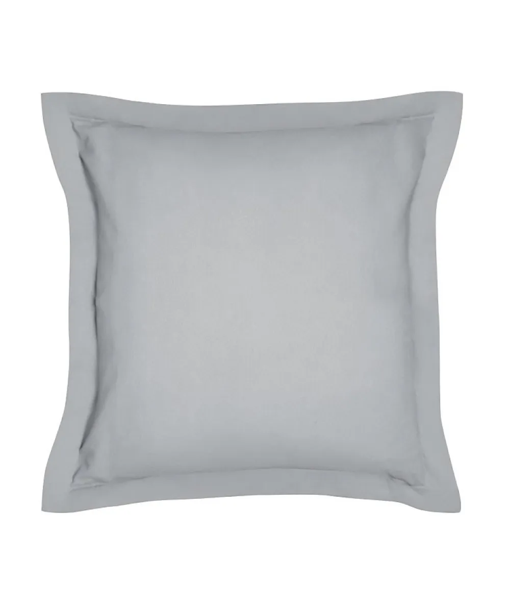 Taie d'oreiller TODAY Essential - 63 x 63+5 cm - 100% Coton uni - Acier>Todays Tools New