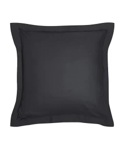 Taie d'oreiller TODAY Essential - 63 x 63+5 cm - 100% Coton uni - Fusain>Todays Tools Online