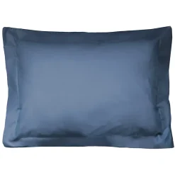 Linnea Taie d'oreiller uni 60x40 cm coton ALTO bleu Jean* Taie D'Oreiller