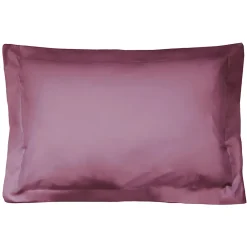 Linnea Taie d'oreiller uni 80x50 cm coton ALTO Raisin* Taie D'Oreiller