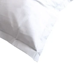 Taie d'oreiller uni 70x50 cm coton ALTO Blanc><noscript><img width=