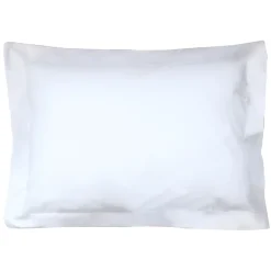 Linnea Taie d'oreiller uni 60x40 cm coton ALTO Blanc* Taie D'Oreiller