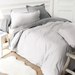 Linnea Taie d'oreiller uni 65x65 cm coton ALTO Calcium* Taie D'Oreiller