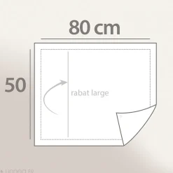 Taie d'oreiller uni 80x50 cm coton ALTO Manhattan><noscript><img width=
