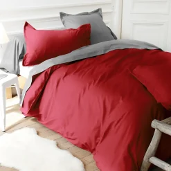 Taie d'oreiller uni 60x40 cm coton ALTO Garance>Linnea Discount