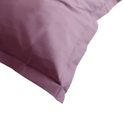 Linnea Taie d'oreiller uni 60x40 cm coton ALTO Raisin* Taie D'Oreiller