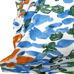 Linnea Taie d'oreiller uni 65x65 cm en coton ÉVASION Blanc vert* Taie D'Oreiller