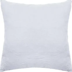 Linnea Taie d'oreiller uni 65X65 cm lin lavé froissé SONATE blanc Neige* Taie D'Oreiller