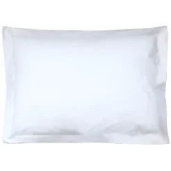 Taie d'oreiller uni 70x50 cm pur percale PRIMO Blanc>Linnea Sale