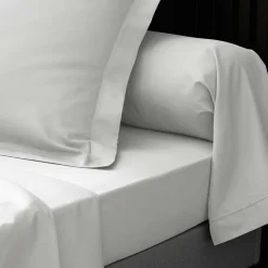 Douceur D'Intérieur Taie d'oreiller unie 100% Percale de Coton ORIGINE (63x63 cm - Blanc)* Taie D'Oreiller